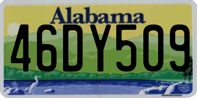 AL license plate 46DY509