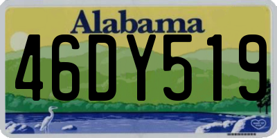 AL license plate 46DY519