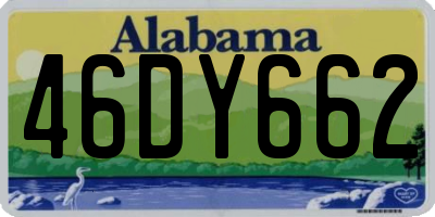 AL license plate 46DY662