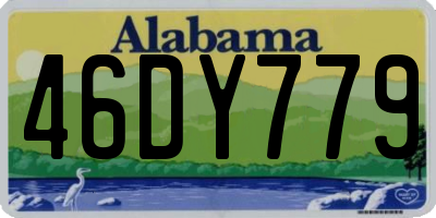 AL license plate 46DY779