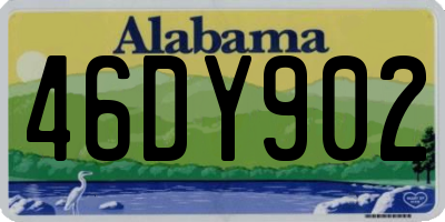 AL license plate 46DY902