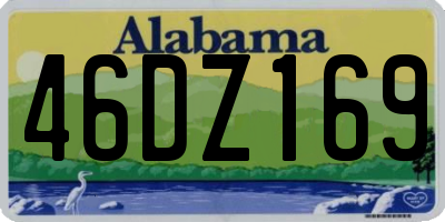 AL license plate 46DZ169