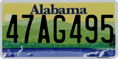 AL license plate 47AG495