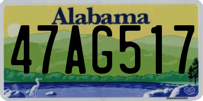 AL license plate 47AG517