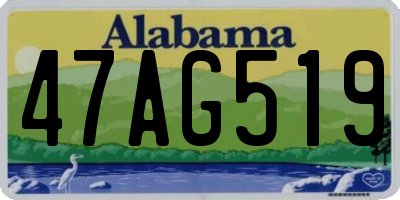 AL license plate 47AG519