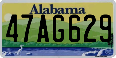 AL license plate 47AG629