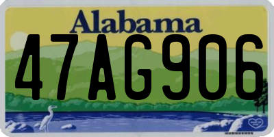 AL license plate 47AG906