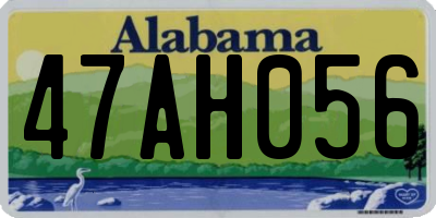 AL license plate 47AH056