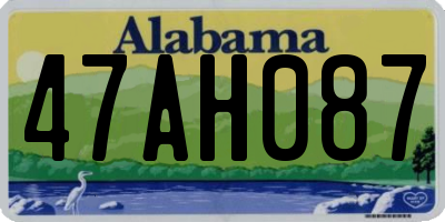 AL license plate 47AH087