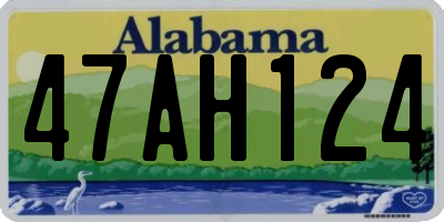 AL license plate 47AH124
