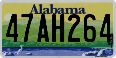 AL license plate 47AH264