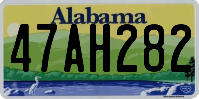 AL license plate 47AH282