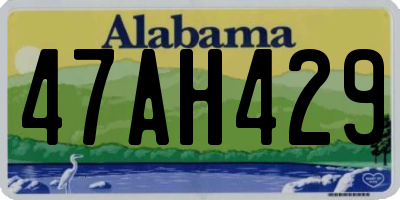 AL license plate 47AH429