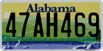 AL license plate 47AH469