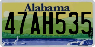 AL license plate 47AH535