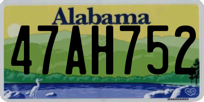 AL license plate 47AH752