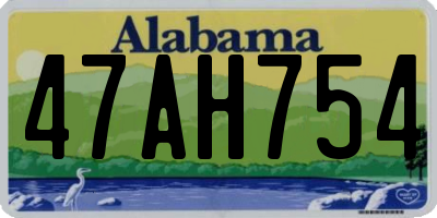 AL license plate 47AH754