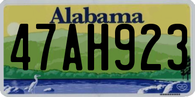 AL license plate 47AH923