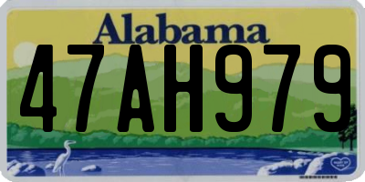 AL license plate 47AH979