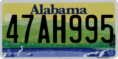 AL license plate 47AH995