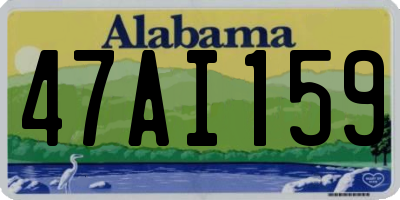 AL license plate 47AI159