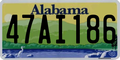 AL license plate 47AI186