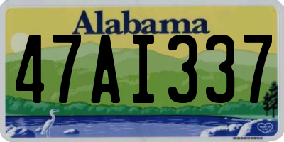 AL license plate 47AI337