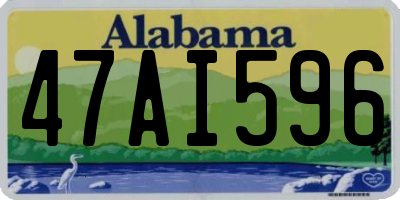 AL license plate 47AI596