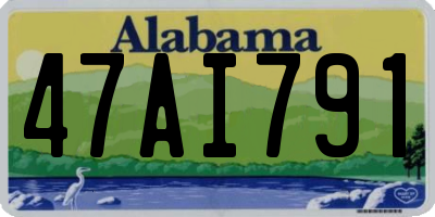 AL license plate 47AI791