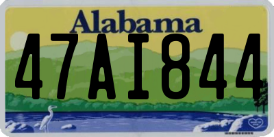 AL license plate 47AI844