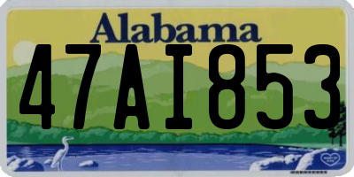 AL license plate 47AI853