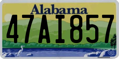 AL license plate 47AI857
