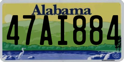 AL license plate 47AI884