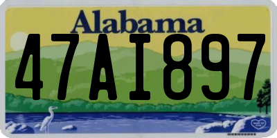 AL license plate 47AI897