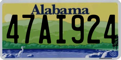 AL license plate 47AI924