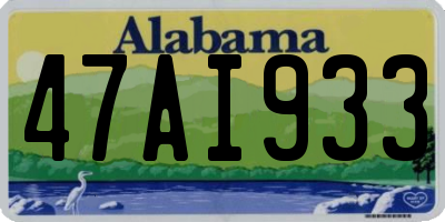 AL license plate 47AI933