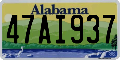 AL license plate 47AI937