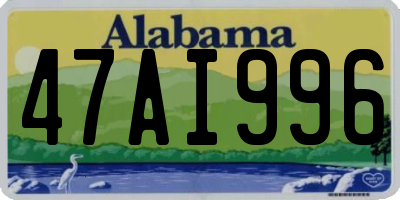 AL license plate 47AI996