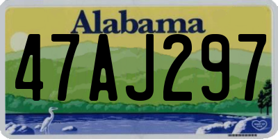 AL license plate 47AJ297