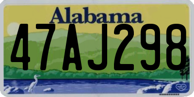 AL license plate 47AJ298