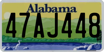 AL license plate 47AJ448