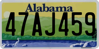 AL license plate 47AJ459