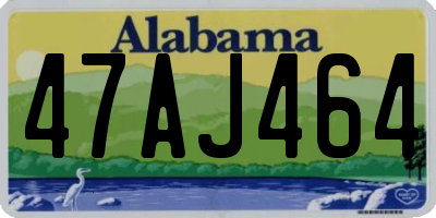 AL license plate 47AJ464