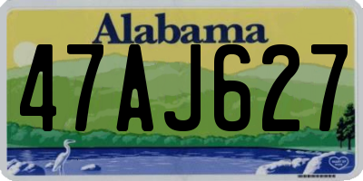 AL license plate 47AJ627