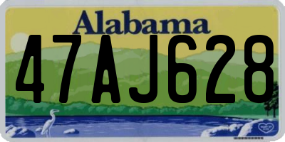 AL license plate 47AJ628