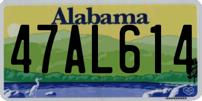 AL license plate 47AL614