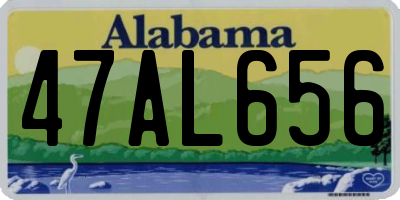 AL license plate 47AL656