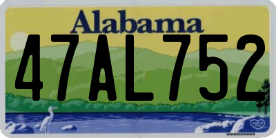 AL license plate 47AL752
