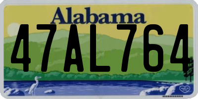AL license plate 47AL764