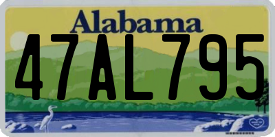 AL license plate 47AL795
